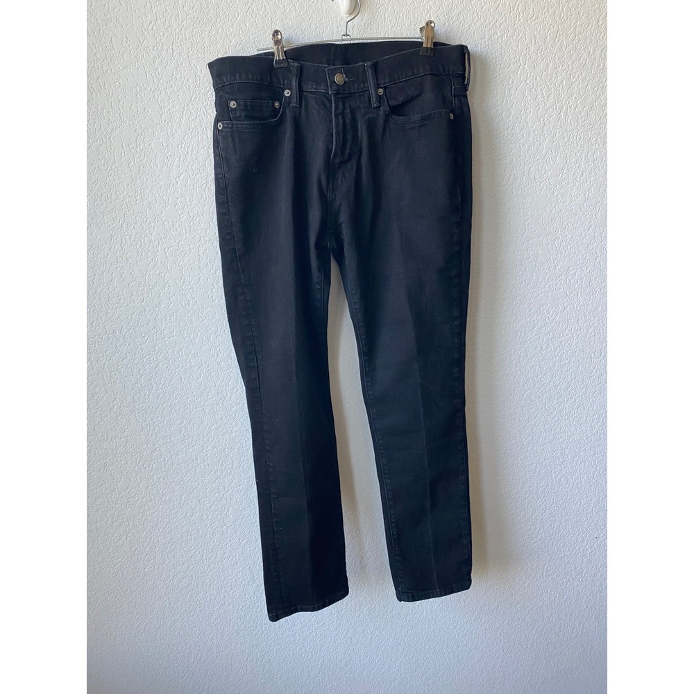 Abercrombie & Fitch Mens Athletic Skinny Stretch Minimalist Jeans 31x30 Black